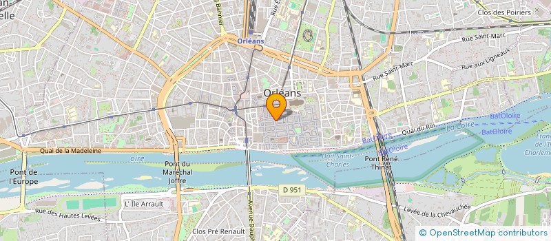 localisation de l'entreprise TREDI à ORLEANS