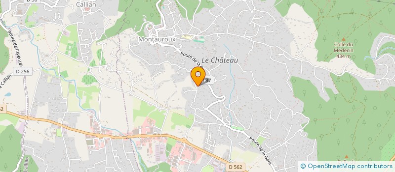 localisation de l'entreprise TREDICI  MONTAUROUX