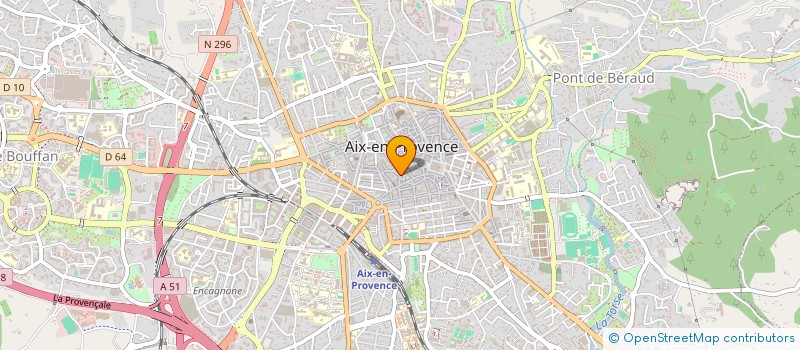 localisation de l'entreprise TREDICI PIZZERIA à AIX-EN-PROVENCE