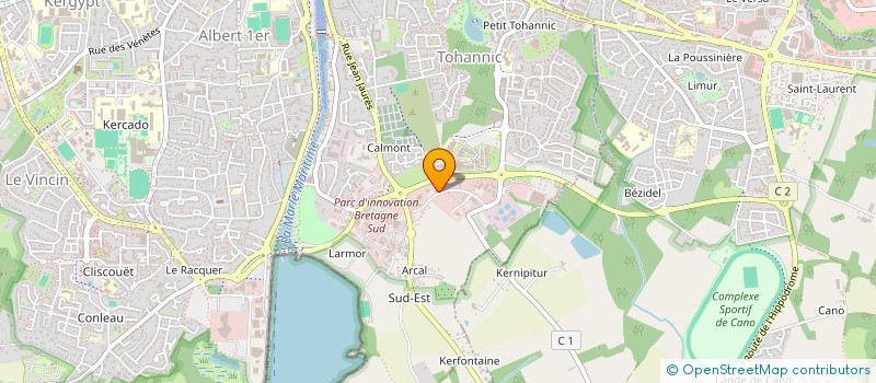 localisation de l'entreprise TREDUDAIS  THEIX-NOYALO