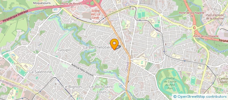 localisation de l'entreprise TREE CONSULTING à ORVAULT