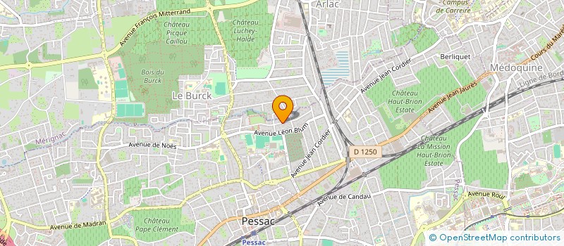 localisation de l'entreprise TREECOLORE CARBONE à PESSAC