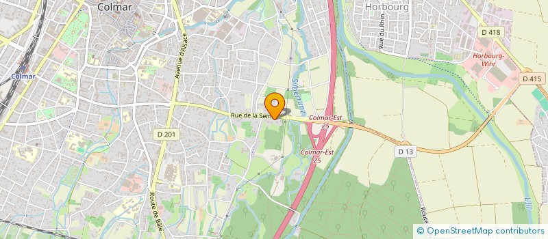 localisation de l'entreprise TREEDENT  COLMAR