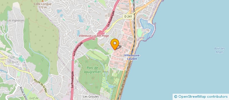localisation de l'entreprise TREELOGY à VILLENEUVE-LOUBET