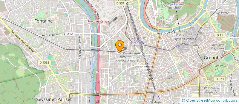 localisation de l'entreprise TREEM  GRENOBLE