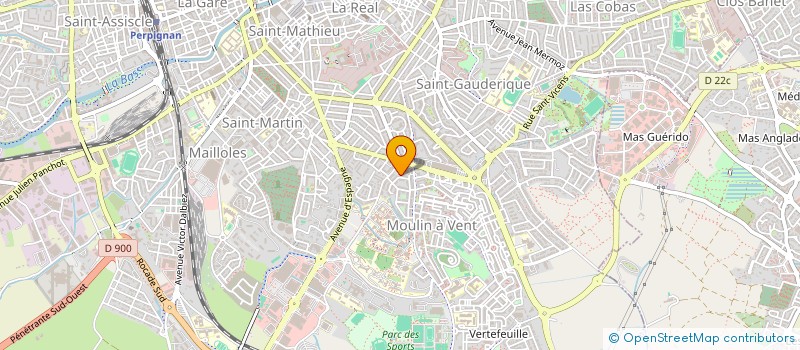 localisation de l'entreprise TREETMENT à PERPIGNAN