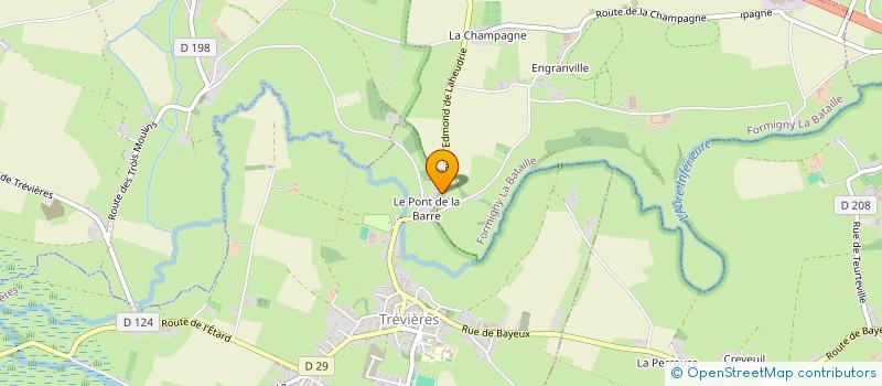 localisation de l'entreprise TREFEU  TREVIERES