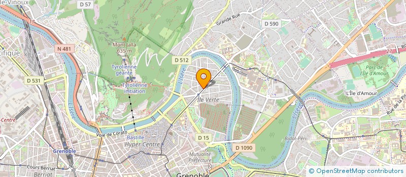 localisation de l'entreprise TREFFLER PRODUCTION à GRENOBLE