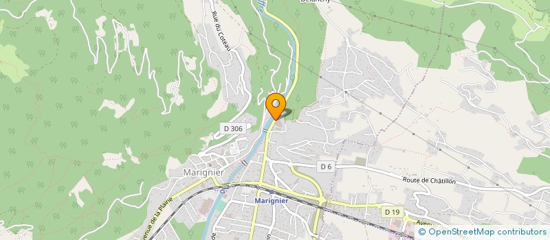 localisation de l'entreprise TREFILERIE PERILLAT  MARIGNIER