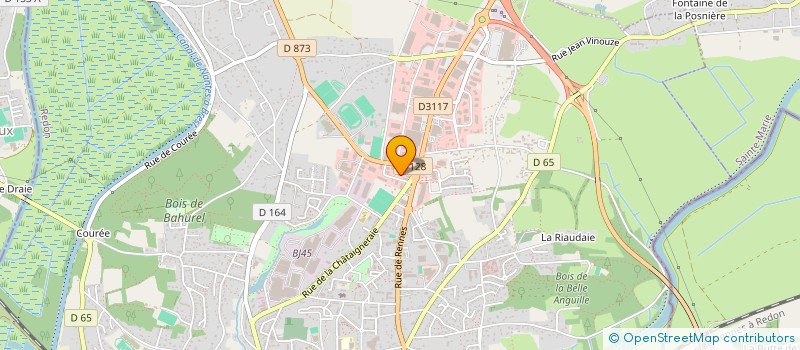 localisation de l'entreprise TREFLAMM  REDON