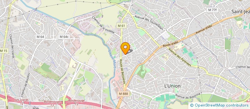 localisation de l'entreprise TREFLE à L'UNION