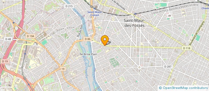 localisation de l'entreprise TREFLE à SAINT-MAUR-DES-FOSSES