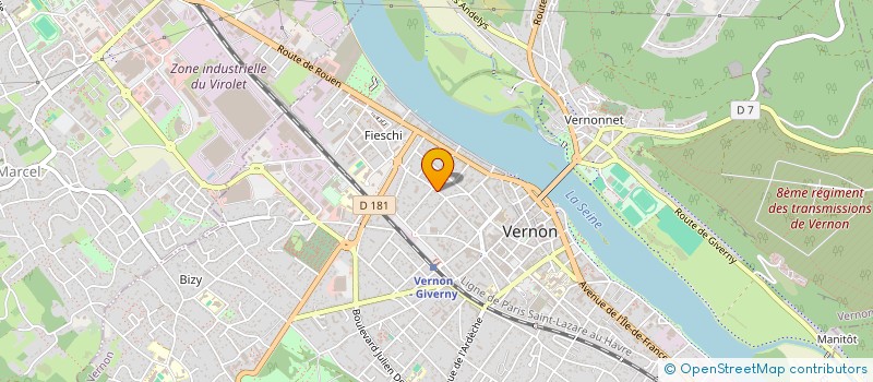 localisation de l'entreprise TREFLE  VERNON