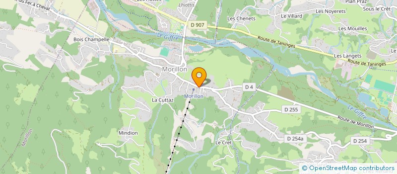 localisation de l'entreprise TREFLE A QUATRE FEUILLES  MORILLON