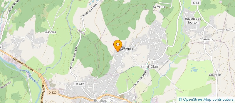 localisation de l'entreprise TREFLE D'OR  SAINT-CLAIR