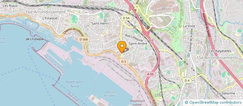 localisation de l'entreprise TREFLE INTERIM à MARSEILLE