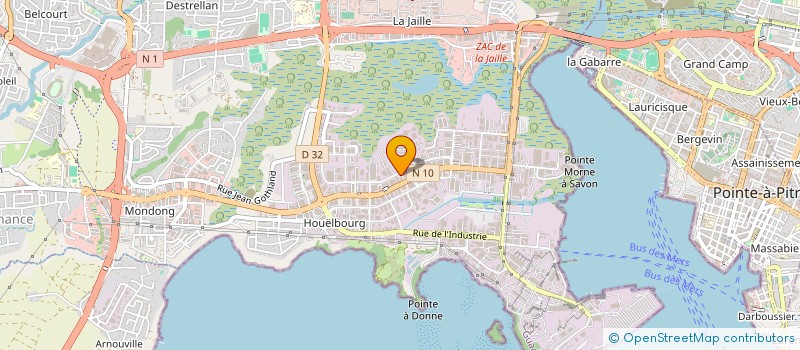localisation de l'entreprise TREFLE INVESTISSEMENTS ET LOCATIONS - SCI TREFLE à BAIE-MAHAULT