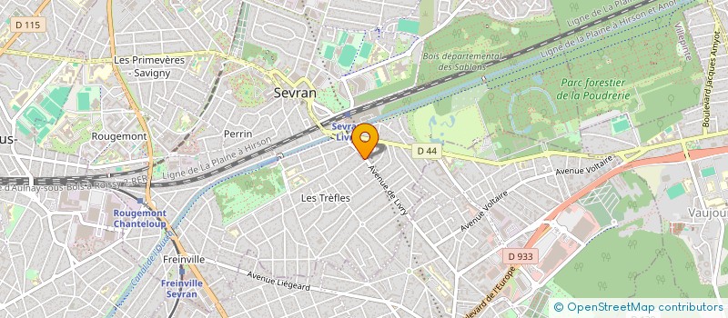 localisation de l'entreprise TREFLE MARKET  SEVRAN