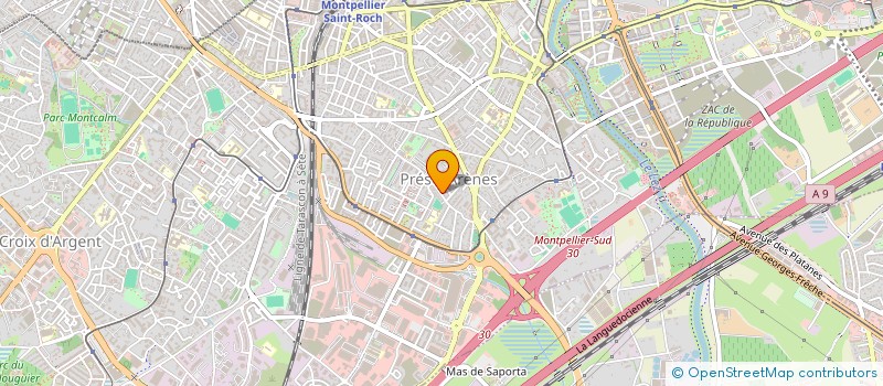 localisation de l'entreprise TREFLE SARL  MONTPELLIER