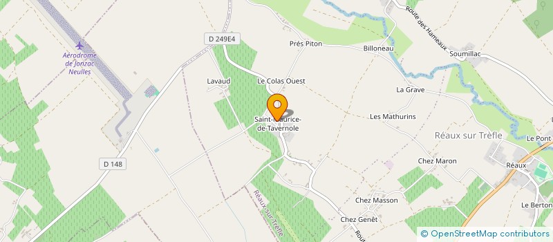 localisation de l'entreprise TREFLE SPORTIF REAULAIS FOOTBALL  REAUX SUR TREFLE