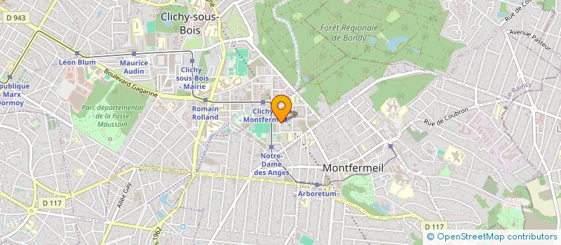 localisation de l'entreprise TREFLES ETANCHEITE à MONTFERMEIL