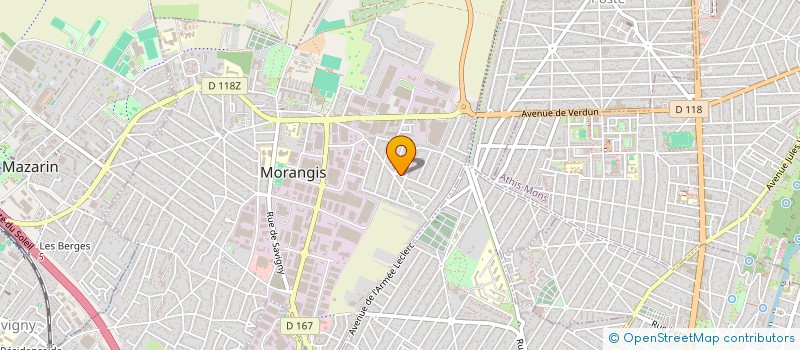 localisation de l'entreprise TREFLIMMO à MORANGIS