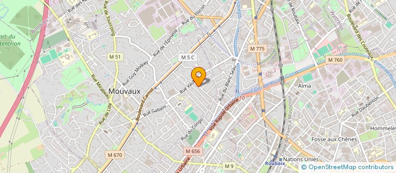 localisation de l'entreprise TREFOUEL CONSEILS  MOUVAUX