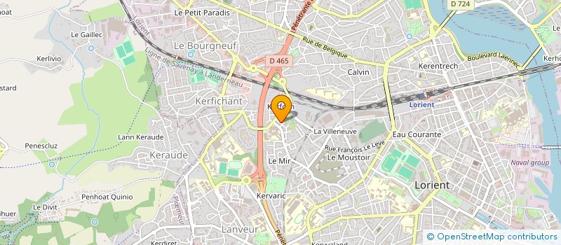 localisation de l'entreprise TREG IMMO  LORIENT