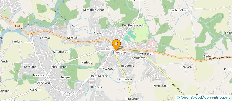 localisation de l'entreprise TREG'ON MOUV  TREGUNC