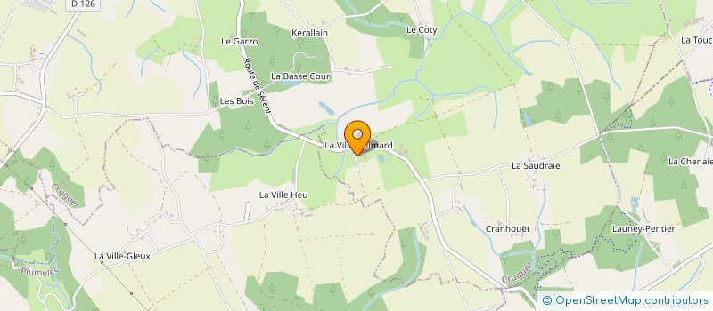 localisation de l'entreprise TREGARO à CRUGUEL