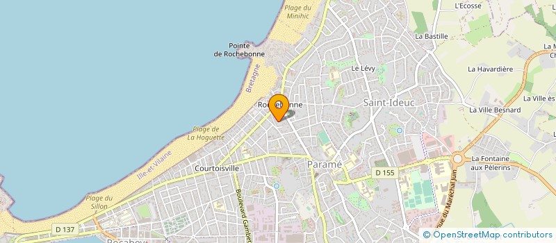 localisation de l'entreprise TREGASTEL  SAINT-MALO