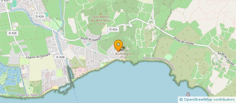 localisation de l'entreprise TREGASTEL  LA LONDE-LES-MAURES