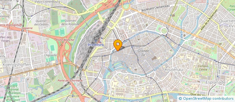 localisation de l'entreprise TREGER FUCHS à STRASBOURG