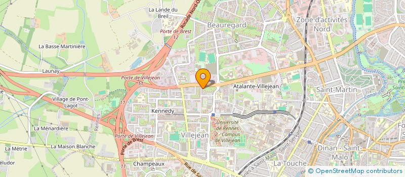localisation de l'entreprise TREGLAZ  RENNES