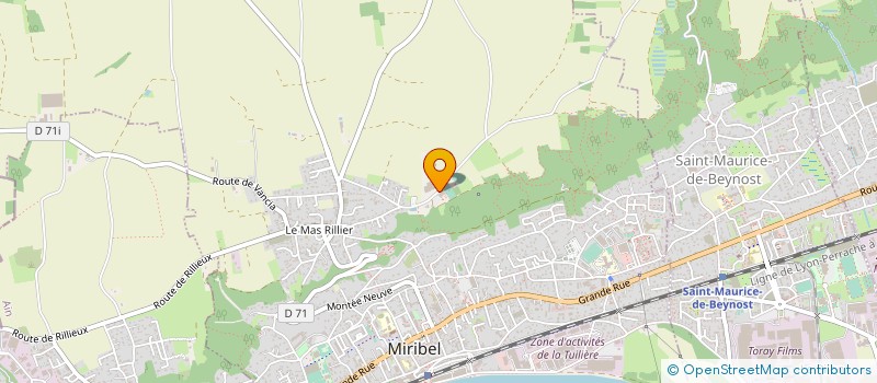 localisation de l'entreprise TREGOH LOGISTIQUE à MIRIBEL