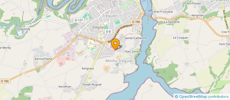 localisation de l'entreprise TREGOR AU FIL DES SAISONS  MINIHY-TREGUIER
