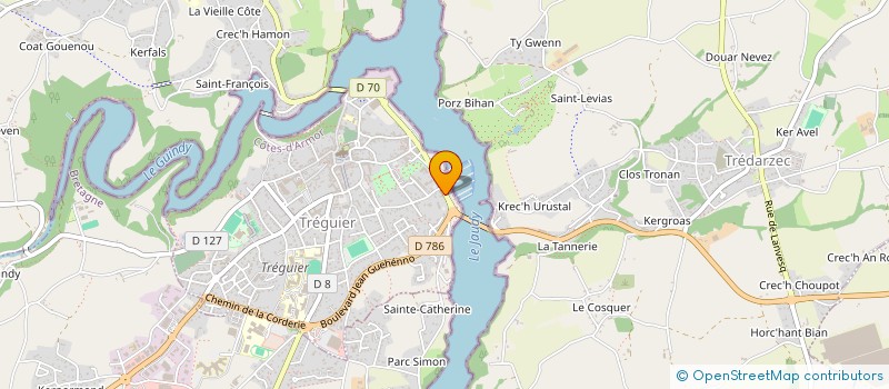 localisation de l'entreprise TREGOR AVIRON RAMATAO à TREGUIER