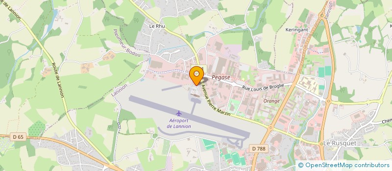 localisation de l'entreprise TREGOR COMPOSANTS PROTECTION ENVIRONNEME à LANNION