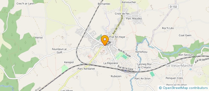localisation de l'entreprise TREGOR DISTRIBUTION à PLOUARET