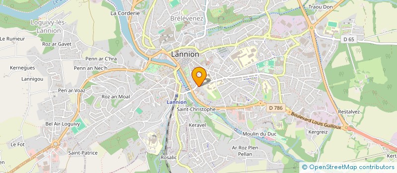 localisation de l'entreprise TREGOR GAELIC à LANNION