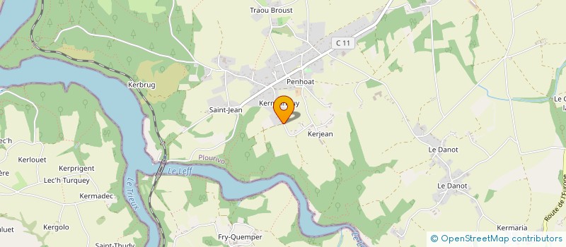 localisation de l'entreprise TREGOR GOELO HABITAT  PLOURIVO