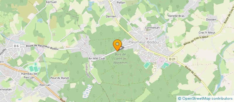 localisation de l'entreprise TREGOR INVESTISSEMENTS PARTICIPATIONS  PLEUMEUR-BODOU