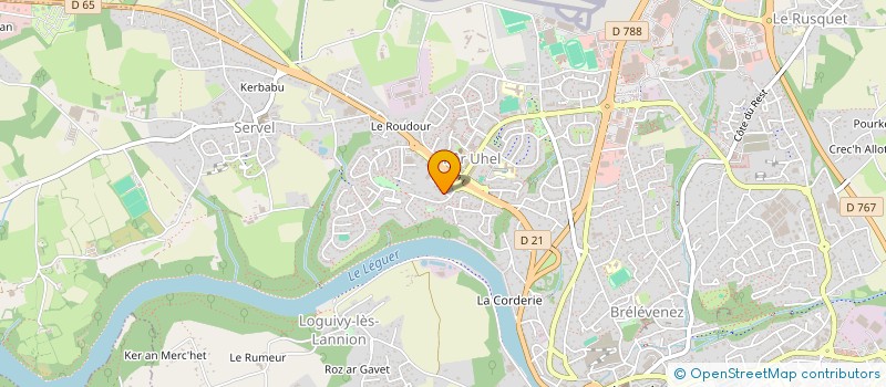 localisation de l'entreprise TREGOR POKER CLUB  LANNION