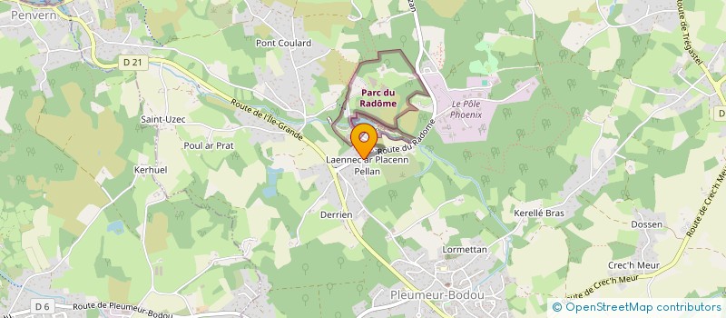 localisation de l'entreprise TREGOR VIDEO à PLEUMEUR-BODOU