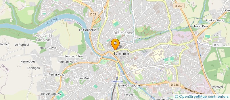 localisation de l'entreprise TREGOROISE POUR LA PERMANENCE DE SOINS  LANNION