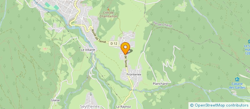 localisation de l'entreprise TREGOUET NANTBELLET  FAVERGES-SEYTHENEX