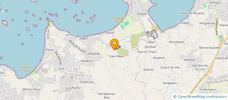 localisation de l'entreprise TREGUER LAETITIA ET KOMAR CHRISTOPH à SANTEC
