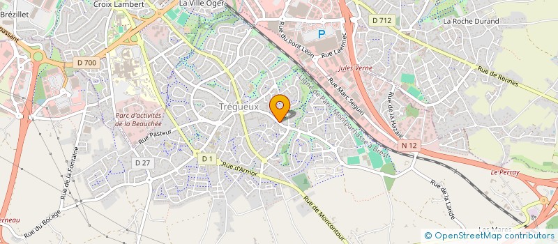 localisation de l'entreprise TREGUEUX LANGUEUX ATHLETISME (TLA) à TREGUEUX