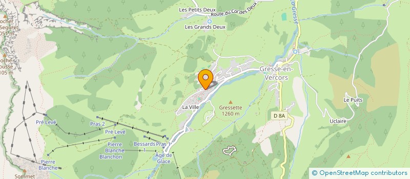 localisation de l'entreprise TREGUIER - CHARMILLE  GRESSE-EN-VERCORS