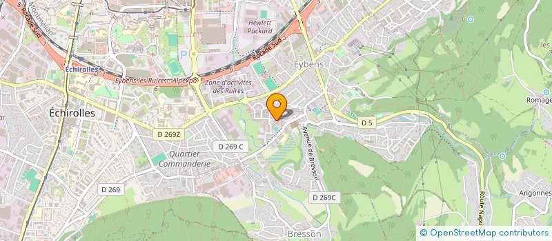 localisation de l'entreprise TREHARD MULTISERVICE  EYBENS